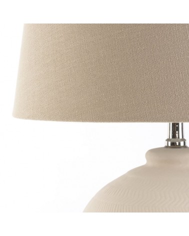 Lampa stołowa 33x41x64cm Tina/01 beżowa Eurofirany