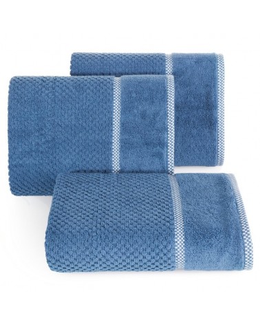 Ręcznik bawełna 70x140 Caleb niebieski Eurofirany 