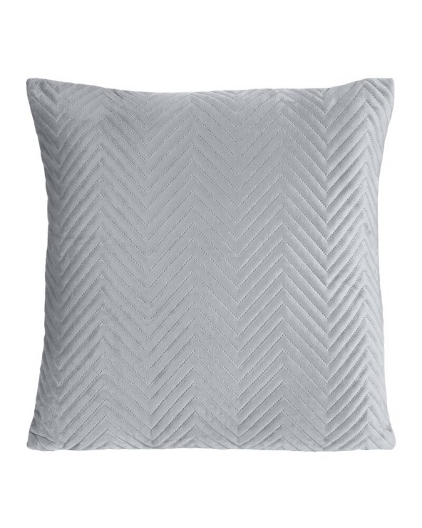 Poszewka velvet 45x45 Sofia srebrna Eurofirany 