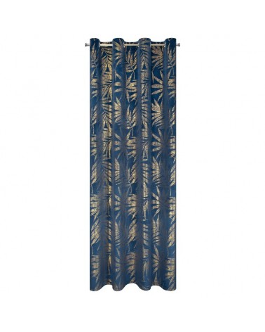 Zasłona velvet 140x250 Elena granatowa Eurofirany 