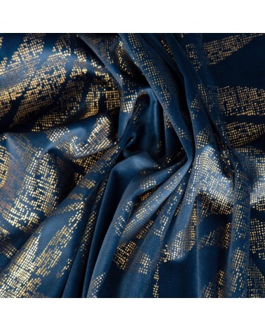 Zasłona velvet 140x250 Elena granatowa Eurofirany 