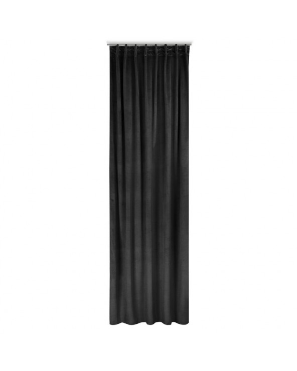 Zasłona 140x300 Madlen czarna Eurofirany 