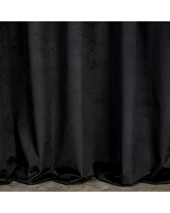 Zasłona 140x300 Madlen czarna Eurofirany 