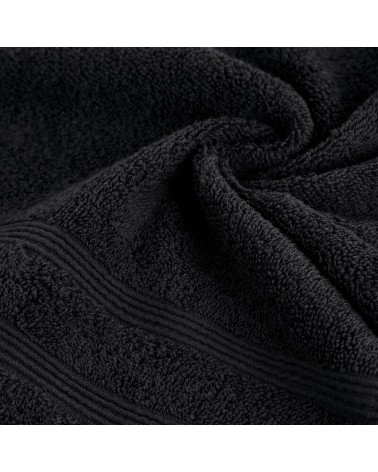 Ręcznik bawełna 70x140 Aline czarny Eurofirany 