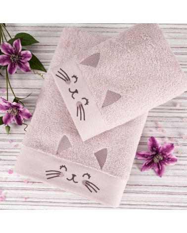 Ręcznik bawełna 50x90 Baby 53 różowy Eurofirany 