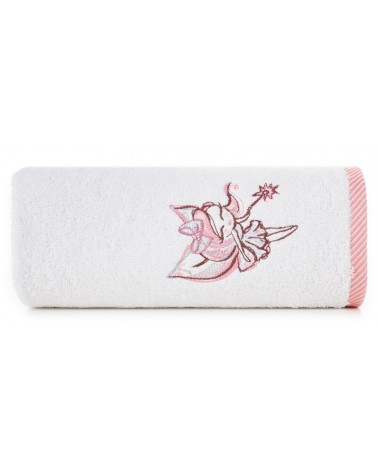 Ręcznik bawełniany z kapturkiem 100x100 Baby 55 biały Eurofirany
