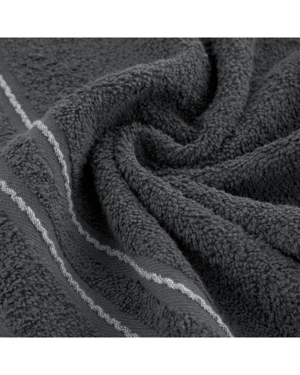 Ręcznik bawełna 30x50 Emina grafitowy Eurofirany 