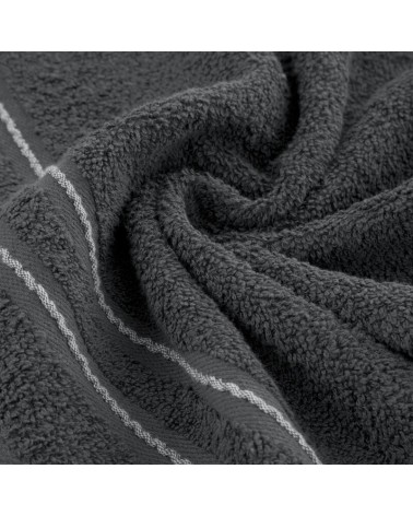 Ręcznik bawełna 50x90 Emina grafitowy Eurofirany 