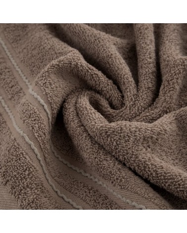 Ręcznik bawełna 50x90 Emina brązowy Eurofirany 