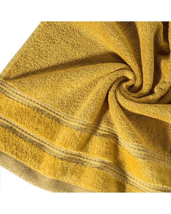 Ręcznik bawełna 50x90 Glory 1 musztardowy Eurofirany 