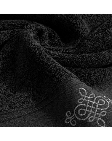 Ręcznik bawełna 70x140 Klas 2 czarny Eurofirany 