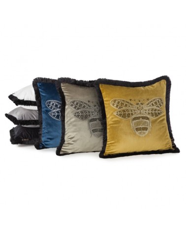 Poszewka velvet 45x45 Blink biała Eurofirany 