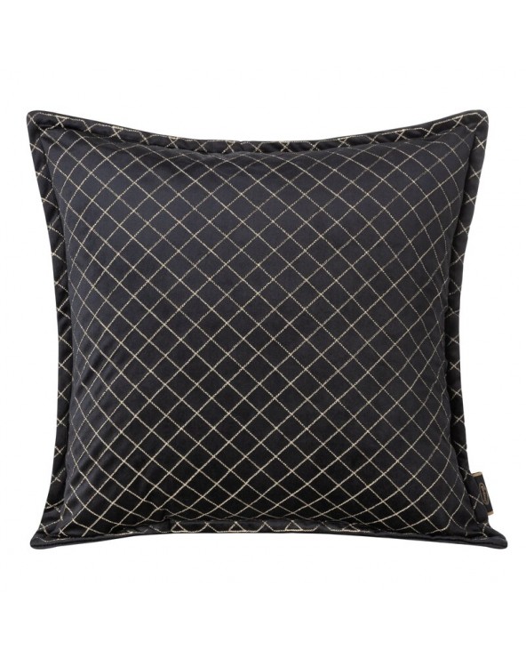 Poszewka velvet 45x45 Kim czarna Eurofirany 