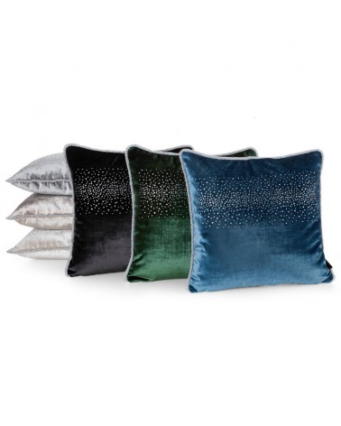 Poszewka velvet 45x45 Royal ciemnozielona Eurofirany 