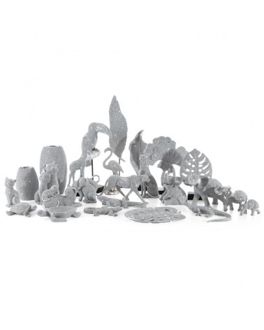 Figurka dekoracyjna 20x9x6cm Eldo 1/22 srebrna Eurofirany 