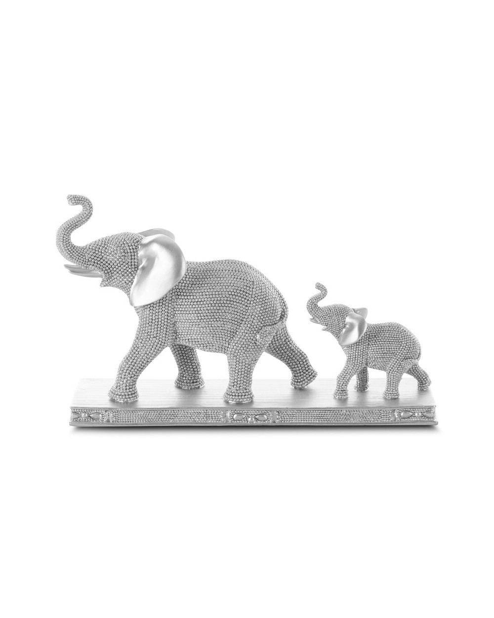 Figurka dekoracyjna 36x10x22cm Eldo 1/27 srebrna Eurofirany 