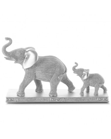 Figurka dekoracyjna 36x10x22cm Eldo 1/27 srebrna Eurofirany 