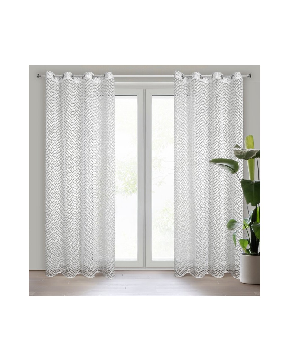 Firana 140x250 Lily biała Eurofirany 
