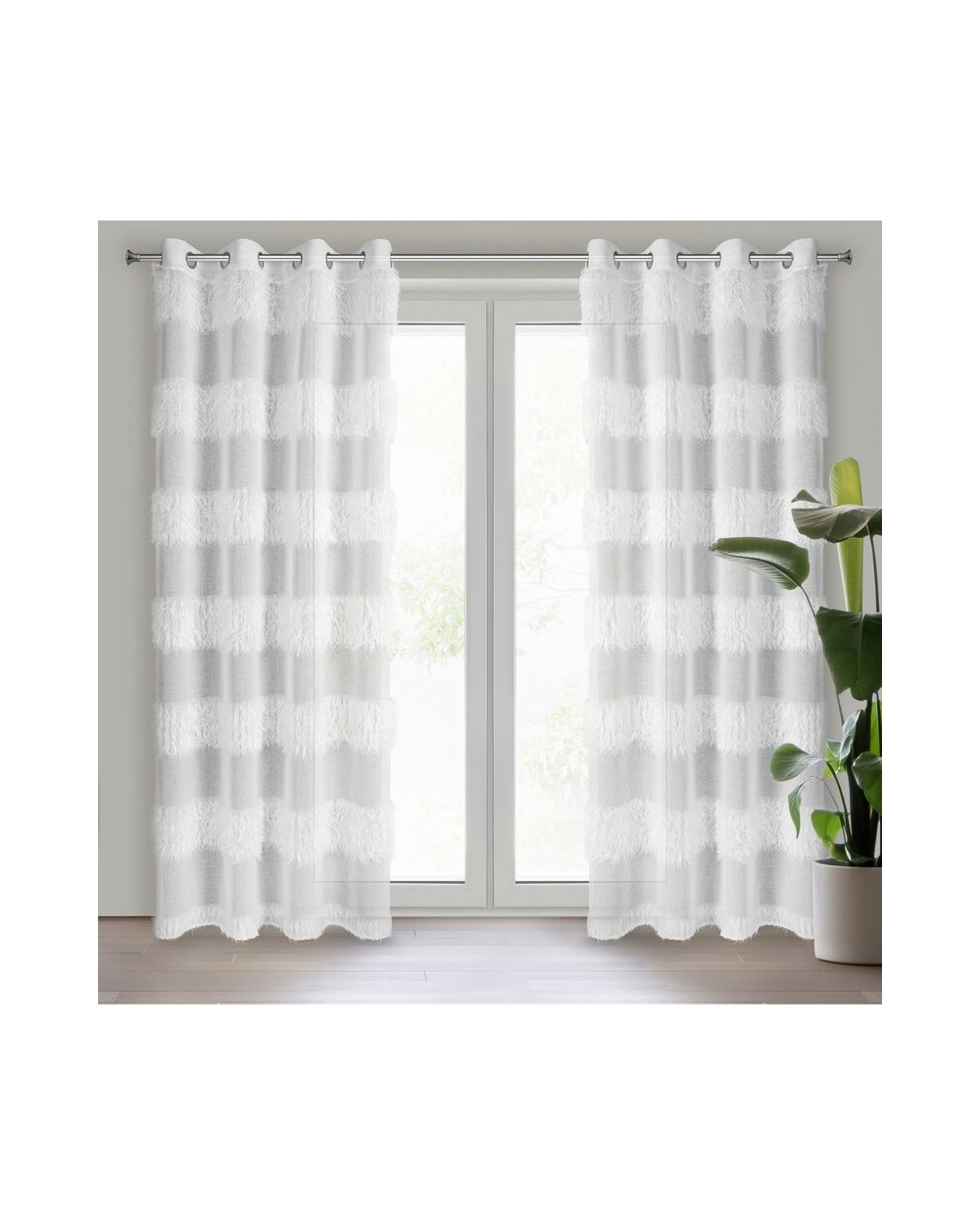 Firana 140x250 Margaret biała Eurofirany 