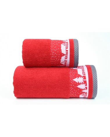 Ręcznik bawełna 70x125 Sweet Dream czerwony Greno