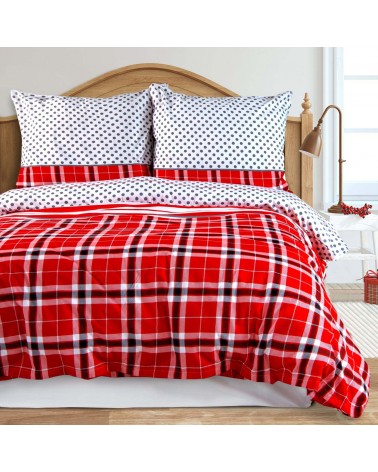 Pościel flanela bawełniana 160x200 + 2x70x80 31499/2 Darymex
