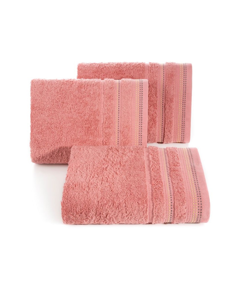 Ręcznik bawełna Pola 30x50 koralowy