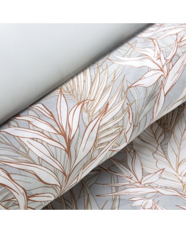 Pościel satyna bawełniana 180x200 + 2x70x80 Nika 26 jasnoszara Eurofirany 