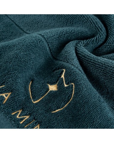 Ręcznik bawełna 70x140 Gaja ciemnozielony Eurofirany 