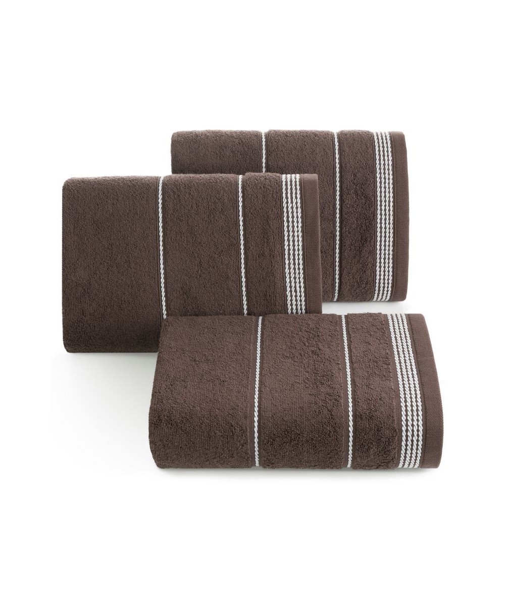 Ręcznik bawełna Mira 50x90 brązowy