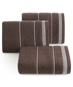 Ręcznik bawełna Mira 70x140 brązowy