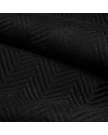 Narzuta velvet Sofia 70x160 czarna Eurofirany  