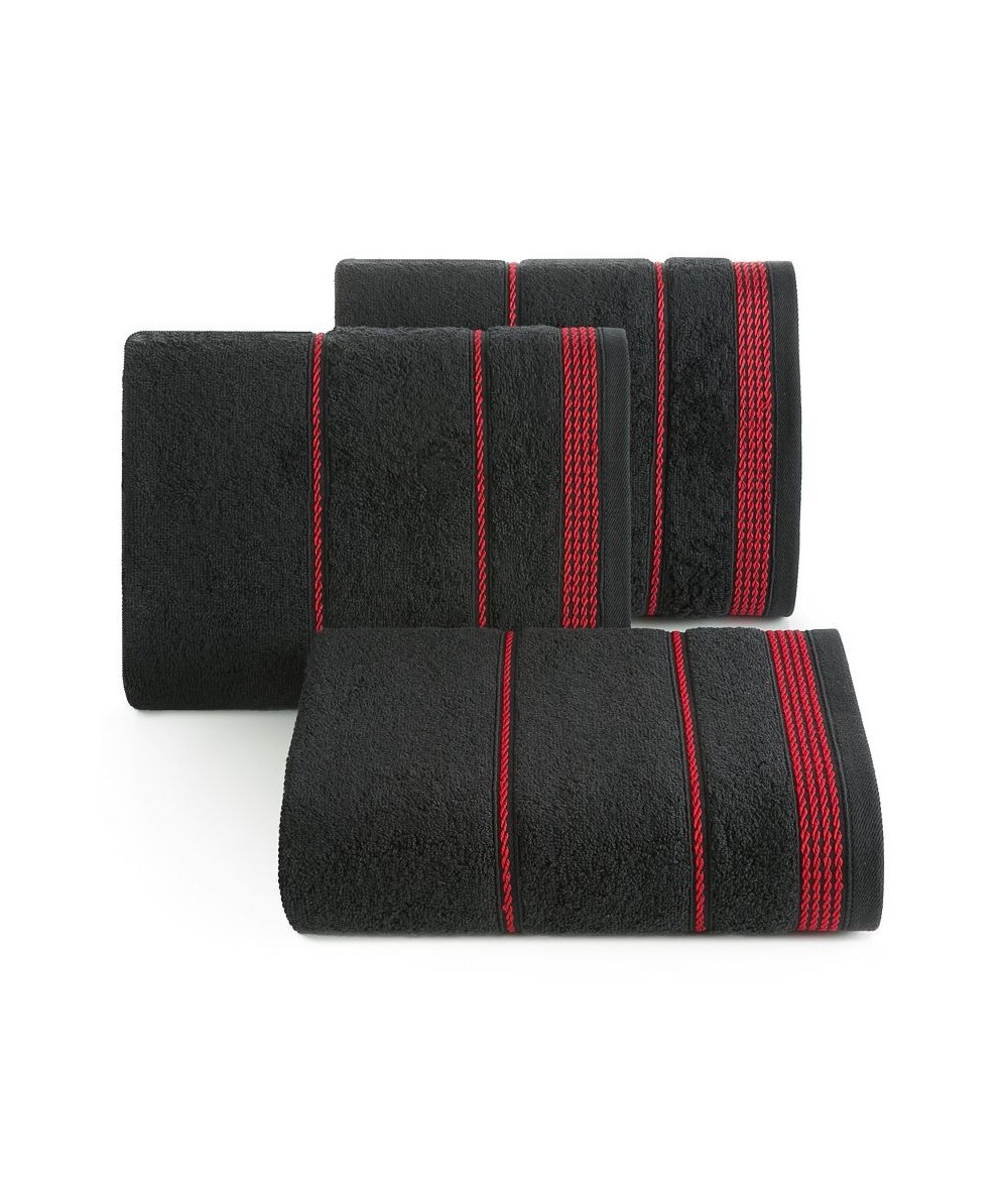 Ręcznik bawełna Mira 30x50 czarny