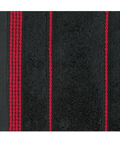 Ręcznik bawełna Mira 70x140 czarny