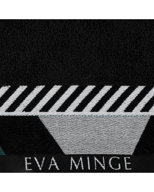 Ręcznik bawełna 70x140 Eva3 czarny Eurofirany