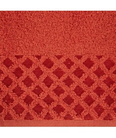 Ręcznik bawełna Nela 70x140 ceglany