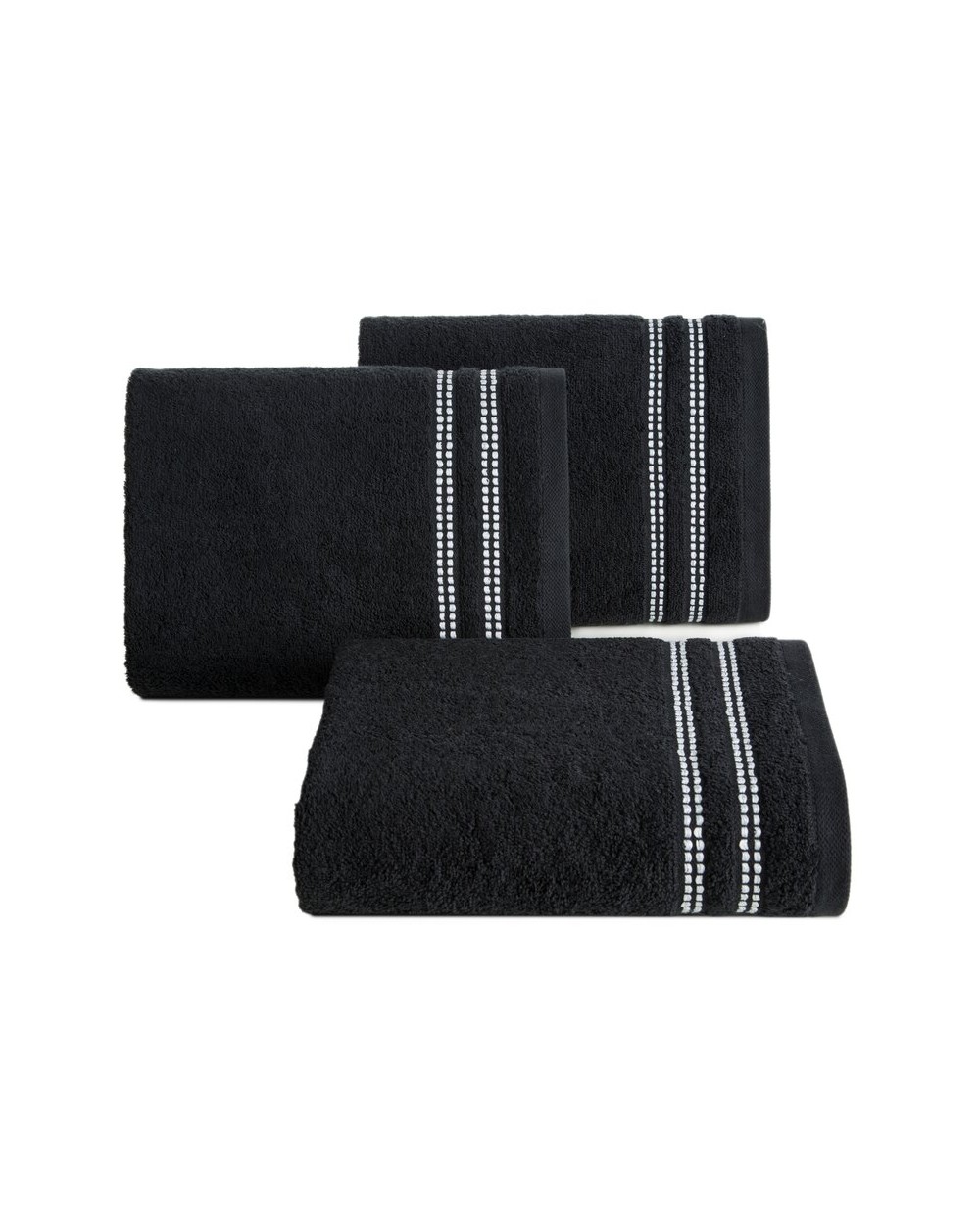Ręcznik bawełna 30x50 Ally czarny Eurofirany 