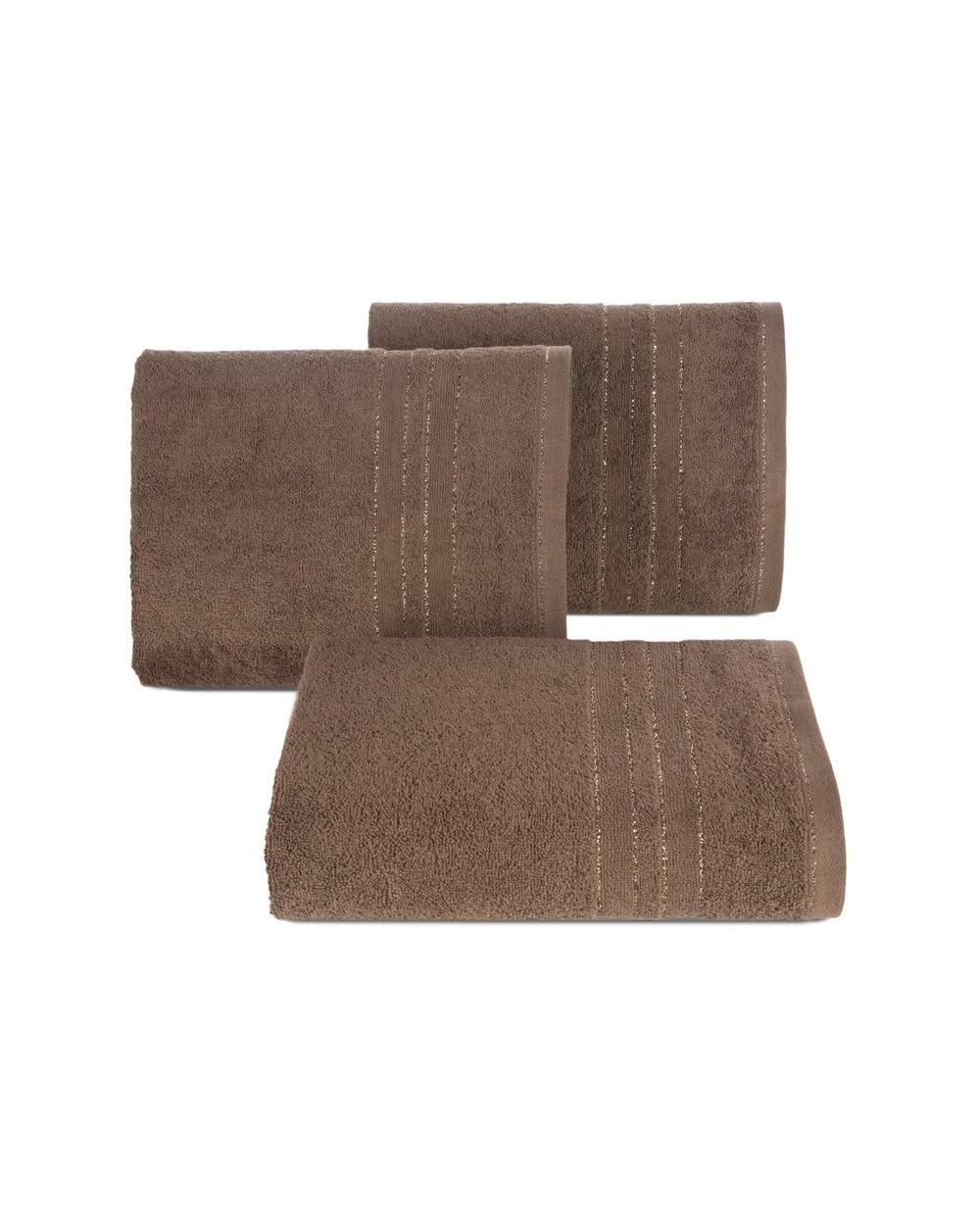 Ręcznik bawełna 70x140 Gala ciemnobrązowy Eurofirany 