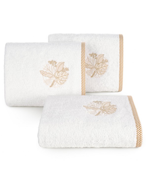 Ręcznik bawełna 70x140 Palms biały Eurofirany 