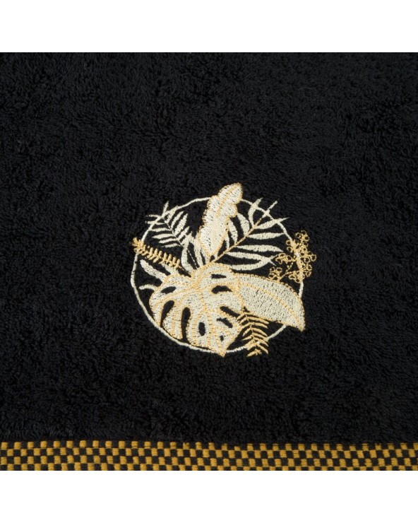 Ręcznik bawełna 70x140 Palms czarny Eurofirany 