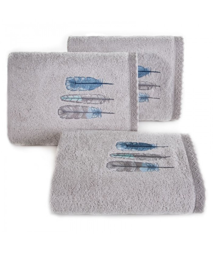 Ręcznik bawełna Ema 50x90 srebrny