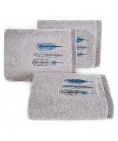 Ręcznik bawełna Ema 50x90 srebrny