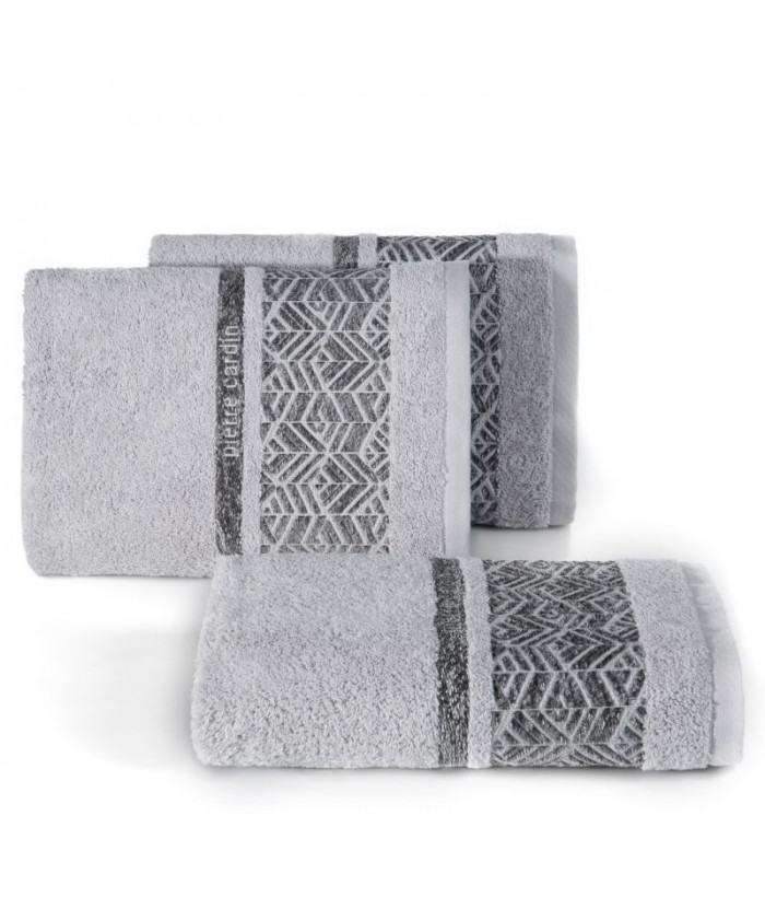 Ręcznik bawełna Pierre Cardin Teo 30x50 srebrny