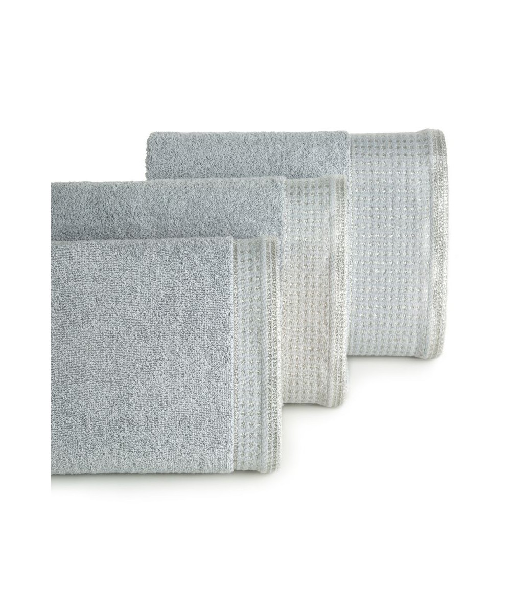 Ręcznik bawełna Luna 70x140 srebrny