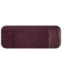 Ręcznik bawełna Luna 70x140 bordowy