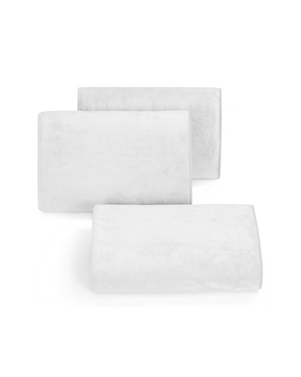 Ręcznik mikrofibra 70x140 Amy3 biały Eurofirany 