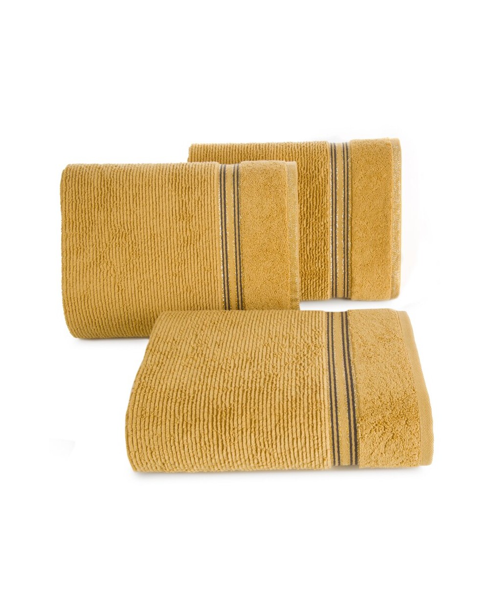 Ręcznik bawełna 30x50 Filon musztardowy Eurofirany 