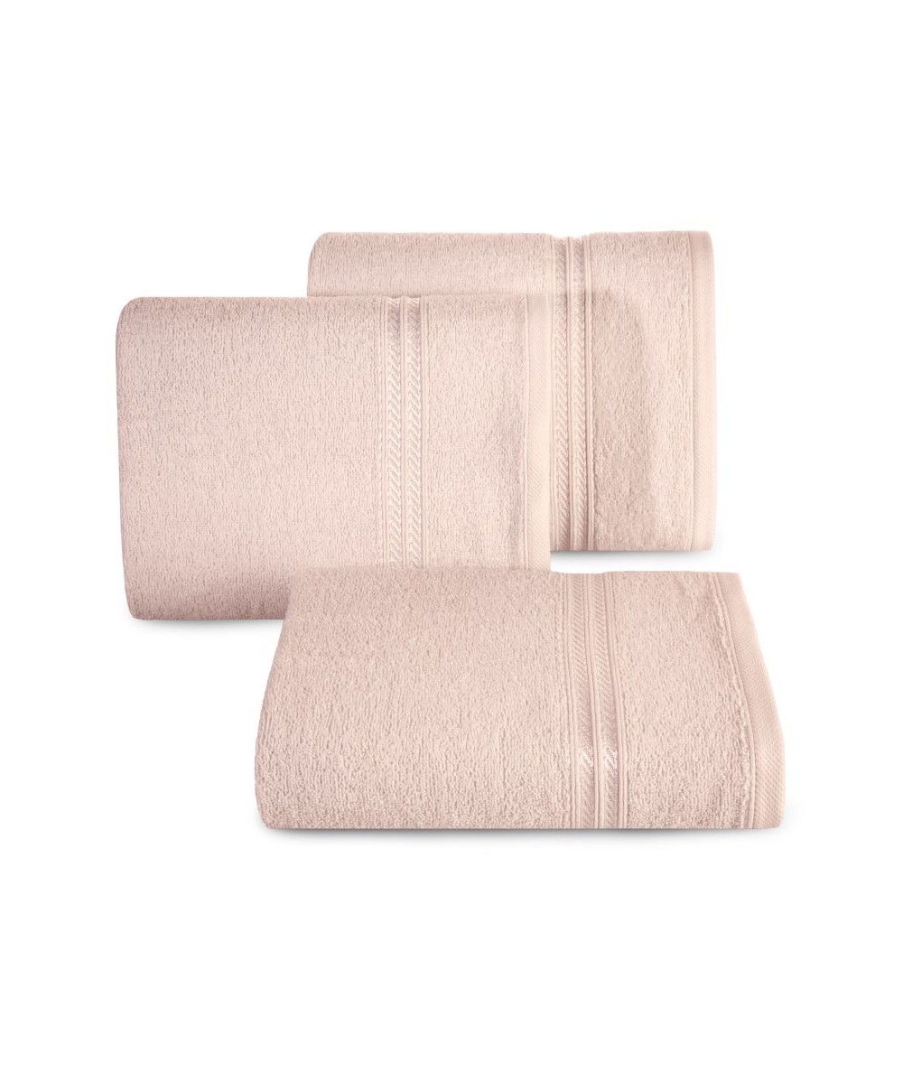 Ręcznik bawełna Lori 70x140 jasnoróżowy