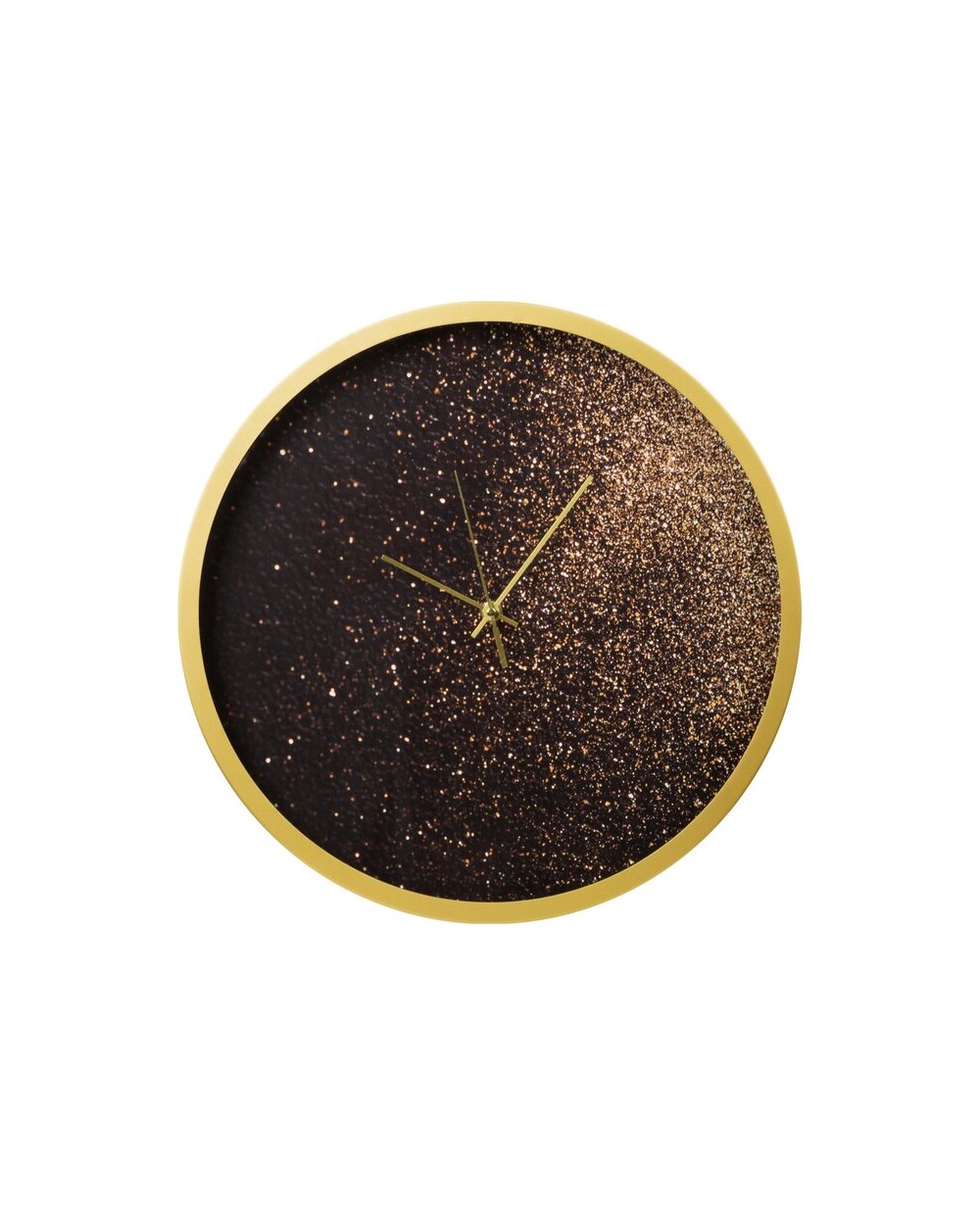Zegar ścienny 60x5x60cm 20B czarny/złoty Eurofirany 