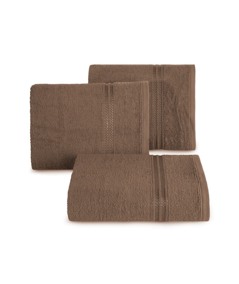 Ręcznik bawełna Lori 50x90 brązowy