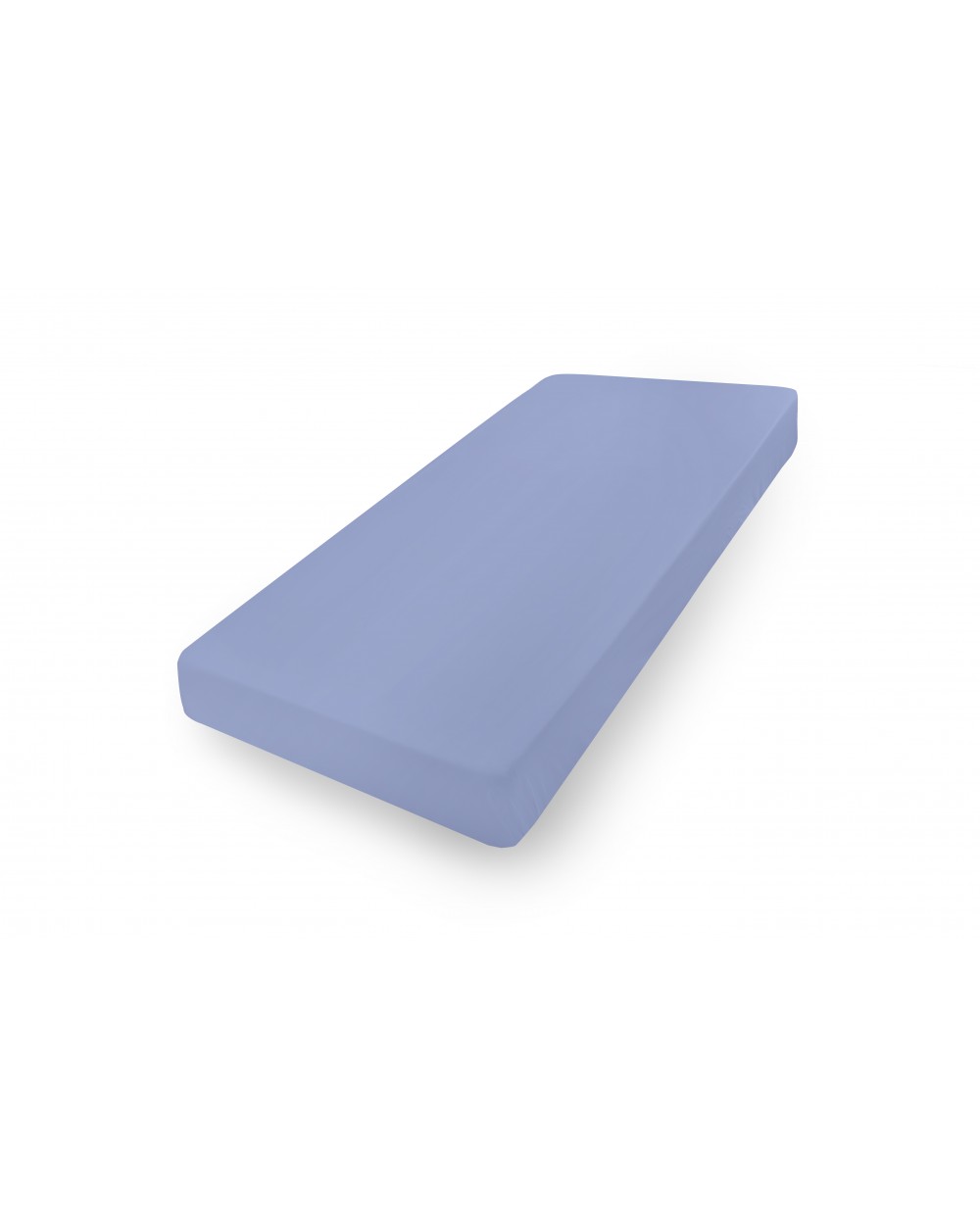 Prześcieradło bawełna jersey 180x200x20 z gumką błękitne Classic Matex